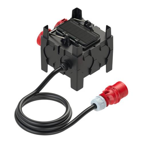 PC ELECTRIC 9030129 - Mobilverteiler "IMST MV" (Eingang: 1x Stecker 400V/32A/5-pol + 2m Kabel | Ausgang: 2x