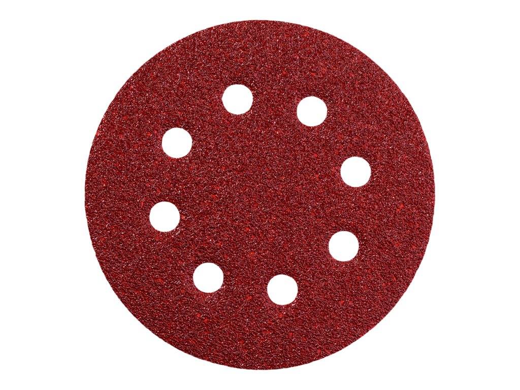 25 Haftschleifblätter, 125 mm, P 120, Serie \"professional\"", für Holz und Metall, für Exzenterschleifer (631587000)"