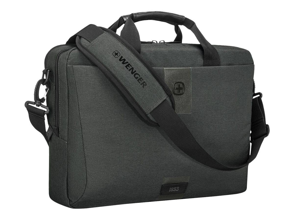Wenger MX ECO Brief - Notebook-Rucksack - 40.6 cm (16") - Grau - holzkohlefarben