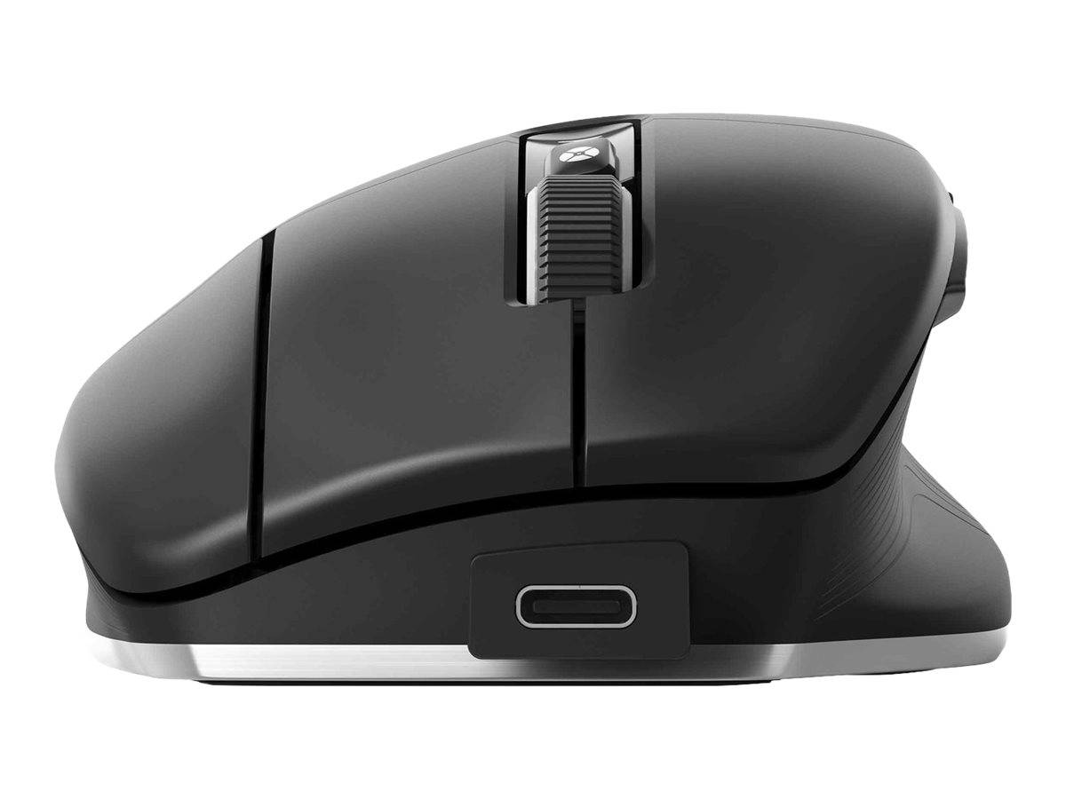 3Dconnexion CadMouse Pro Wireless - Maus - ergonomisch - 7 Tasten - kabellos - Bluetooth, 2.4 GHz - kabelloser Empfänger