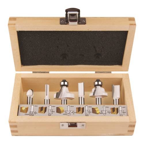 MAKITA D-53540 - Fräser-Set passend für Akku-Multifunktionsfräse DRT50 & RT001G (8 mm | 6-teilig)