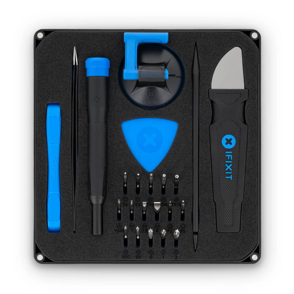 Essential Electronics Toolkit v2.2 schwarz blau 23 Stück