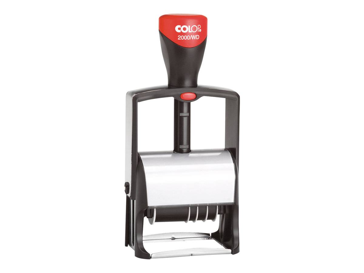 COLOP Datumstempel mit Text Classic Line 2000/WD selbstfärbend schwarz ohne Logo, 1 St.