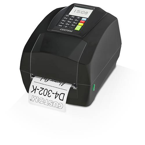 Custom D4 302-K - Direkt Wärme/Wärmeübertragung - POS-Drucker - 203 x 203 DPI - 5 ips - 12,7 cm - 10,4 cm