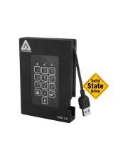 Apricorn Aegis Padlock Fortress SSD verschlüsselt 256 GB extern tragbar 2.5" 6,4 cm USB 3.0 FIPS 140-2 Level 2 256-bit AES-XTS