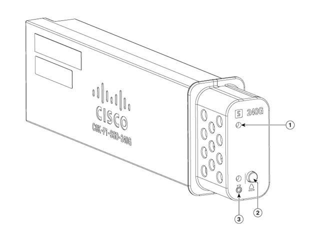 Cisco - SSD - 240 GB - Hot-Swap - USB 3.0 - für P/N: C9300X-48TX-1A