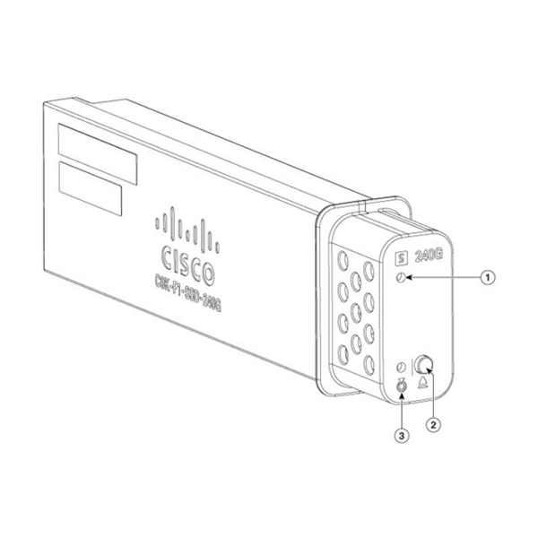 Cisco - SSD - 240 GB - Hot-Swap - USB 3.0 - für P/N: C9300X-48TX-1A Cisco - SSD - 240 GB - Hot-Swap - USB 3.0 - für P/N: C9300X-48TX-1A