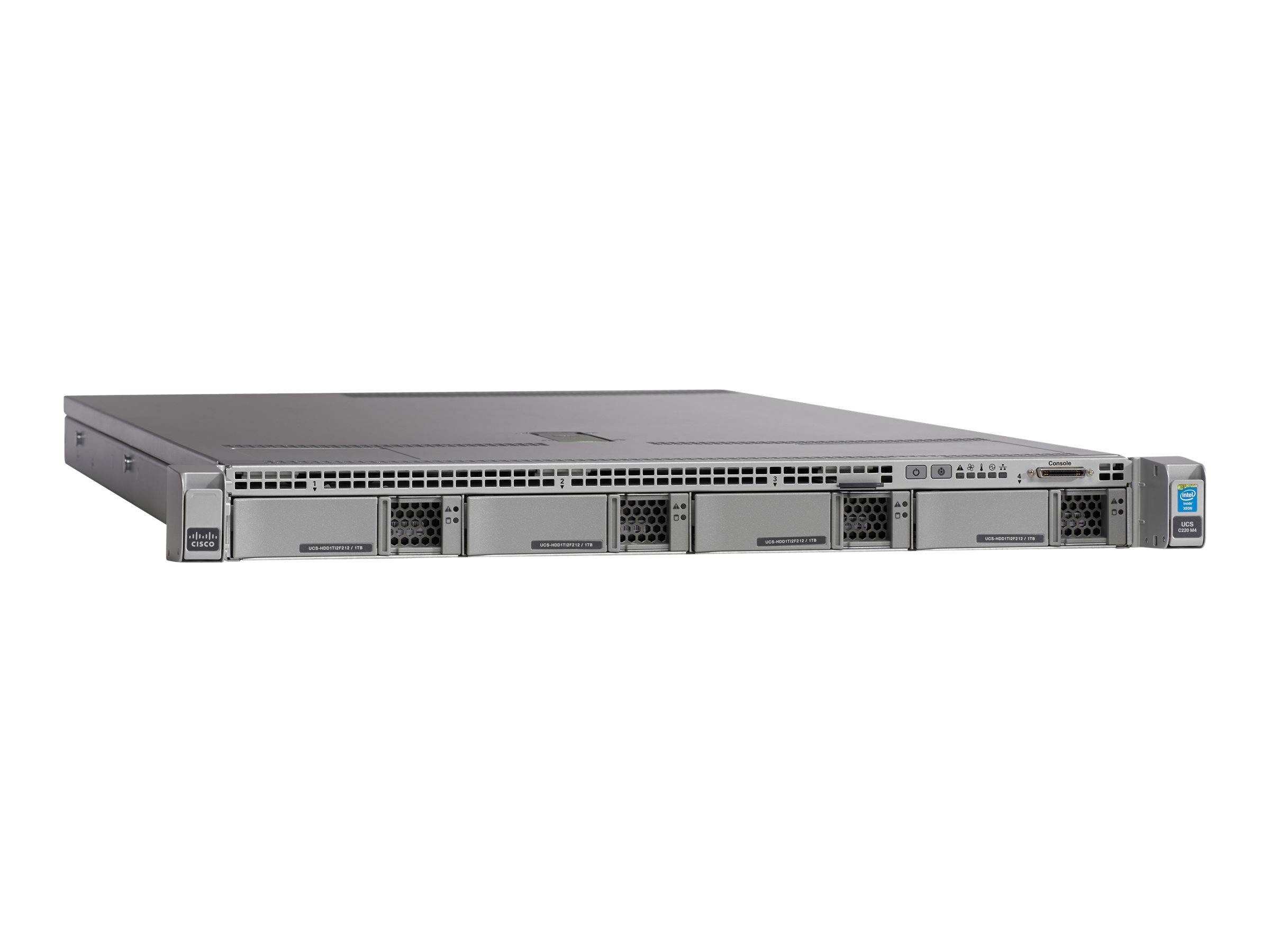 Cisco UCS C220 M4 High-Density Rack Server (Large Form Factor Disk Drive Model)
