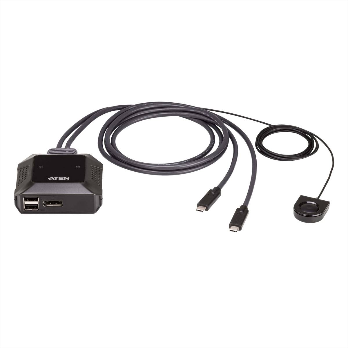 ATEN US3312 2-Port USB-C 4K DisplayPort KVM Switch