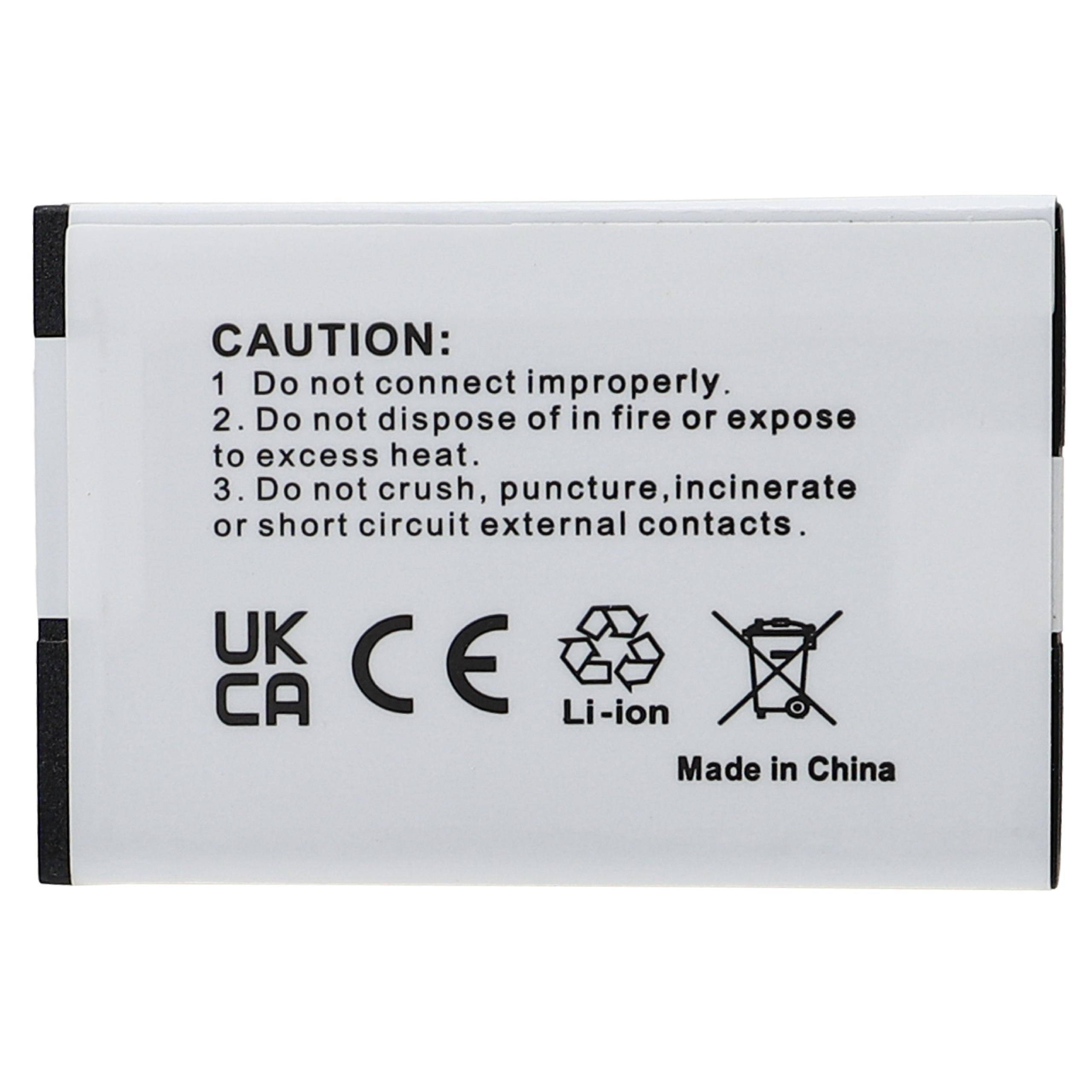 vhbw 5x Akku Ersatz für Siemens V30145-K1310-X445 für schnurlos Festnetz Telefon (800 mAh, 3,7 V, Li-Ion)