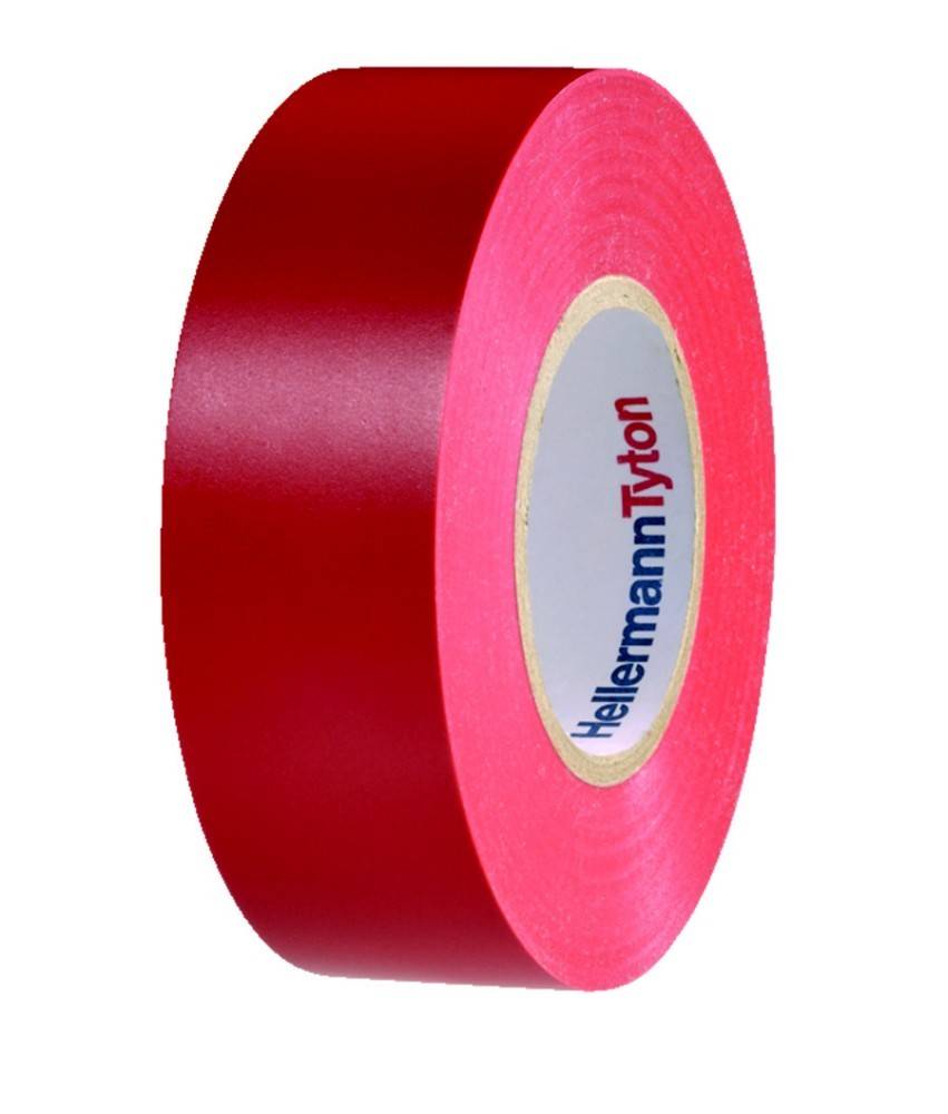HellermannTyton Isolierband HTAPEFLEX152525PVCRD