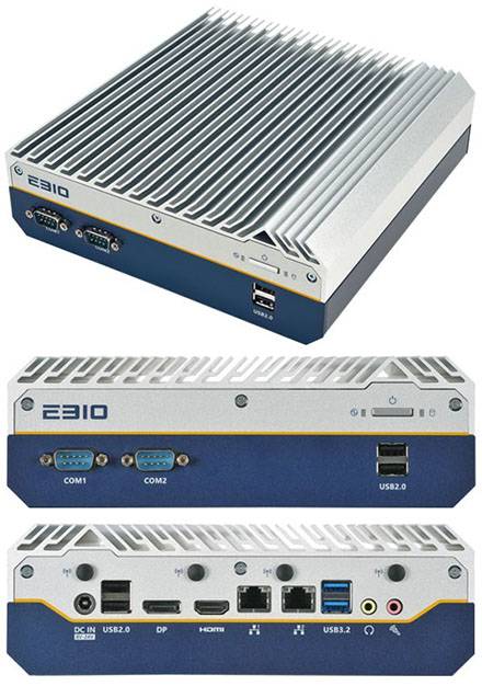 Mitac E310-10EHI-J6413-AC (Intel Elkhart Lake J6413, 2x LAN, 2-6x COM) [LÜFTERLOS]