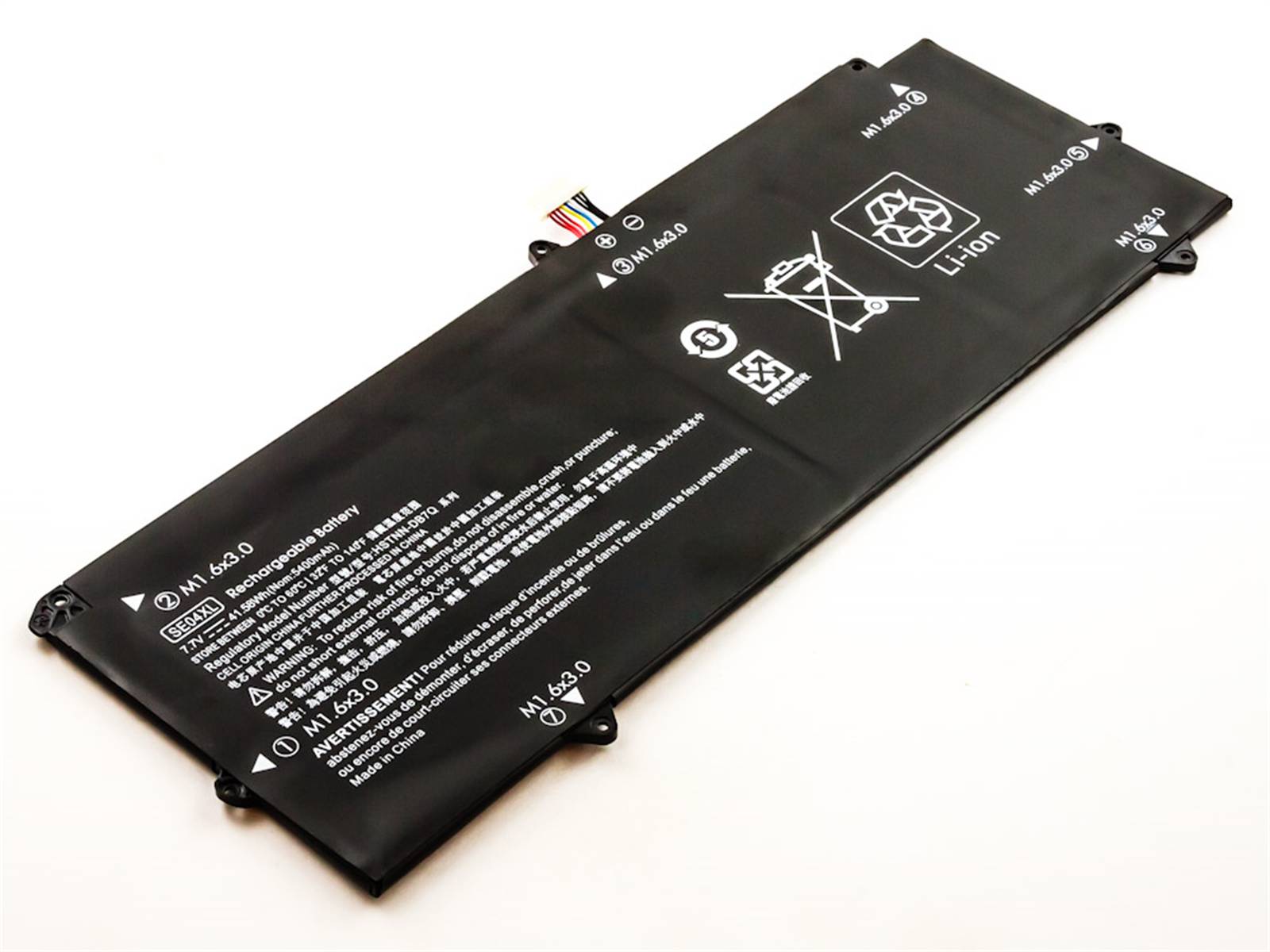 Akku kompatibel mit HP Pro X2 612 G2 (L5H65EA)