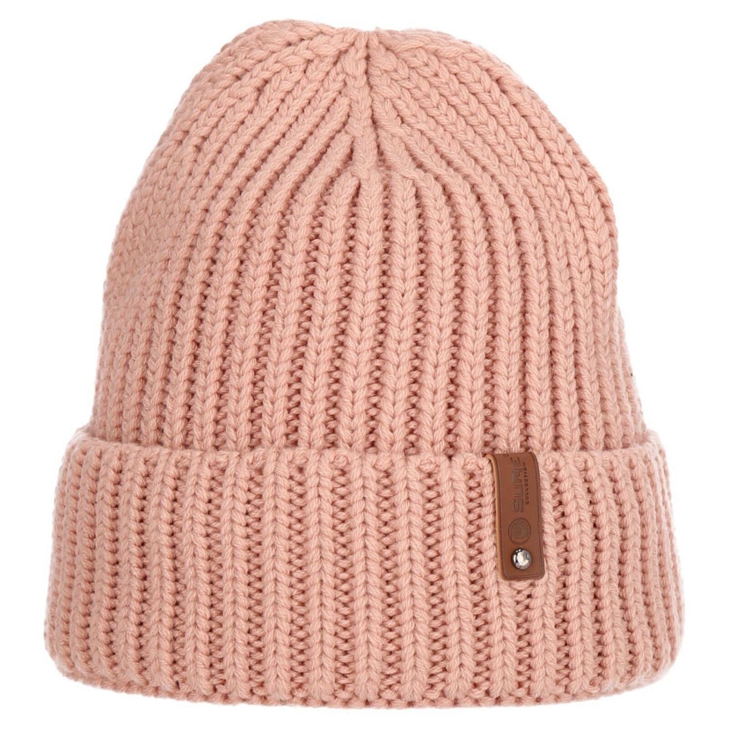 Wintermütze weicher Warmer Beanie Mütze Strickmütze Herren Damen Unisex Rosa