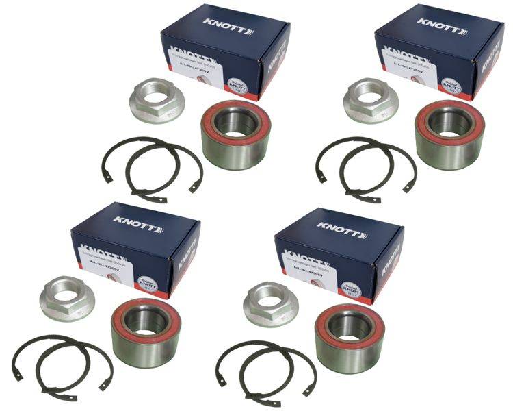 Knott - Radlager - Set 47305V - Lager Ø64 / Ø34 x 37mm für Tandemachse