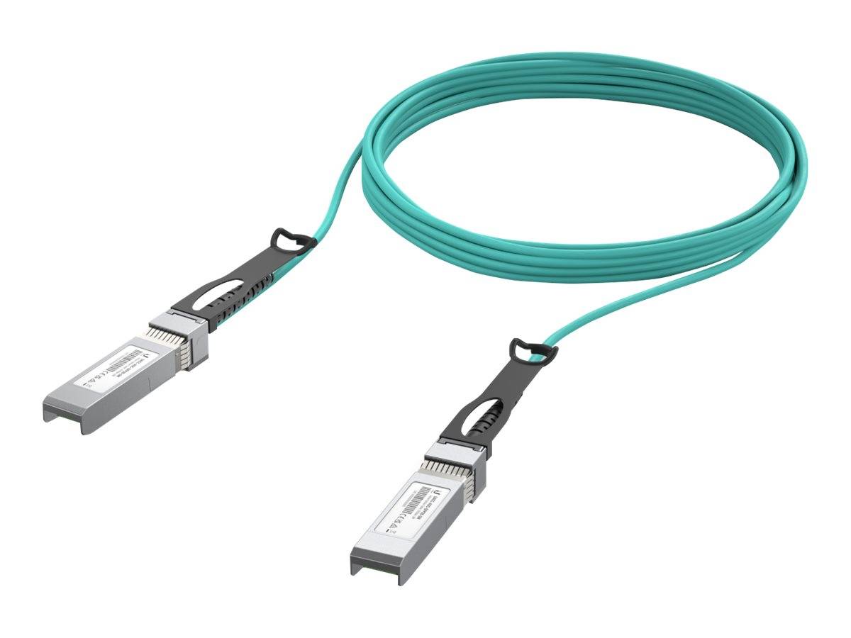 Ubiquiti - 25GBase Direktanschlusskabel - SFP28 zu SFP28 - 10 m - 3 mm - Glasfaser - Active Optical Cable (AOC)