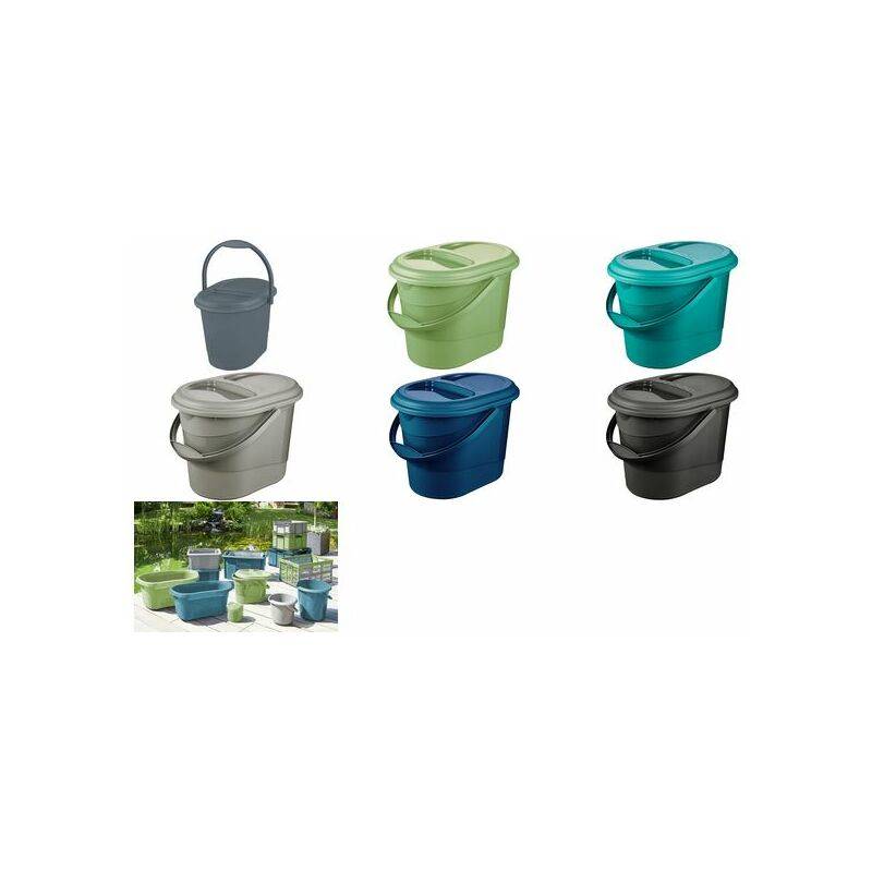 keeeper Bio-Abfalleimer "elsa eco", 13 Liter, sky blue