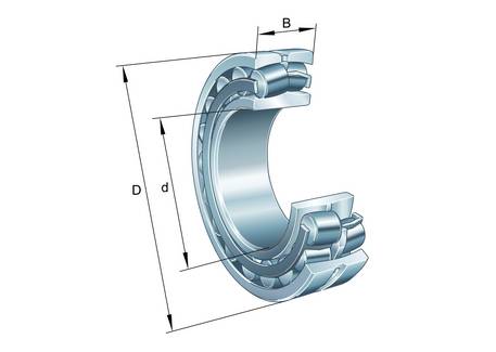 Pendelrollenlager 24028 BEXLC4 ID 140mm AD 210mm Breite69mm FAG