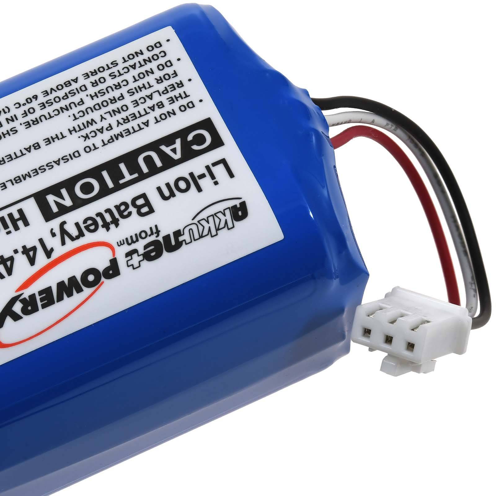 Powery Akku kompatibel mit Liectroux Typ MD-C30B, 14,4V, Li-Ion