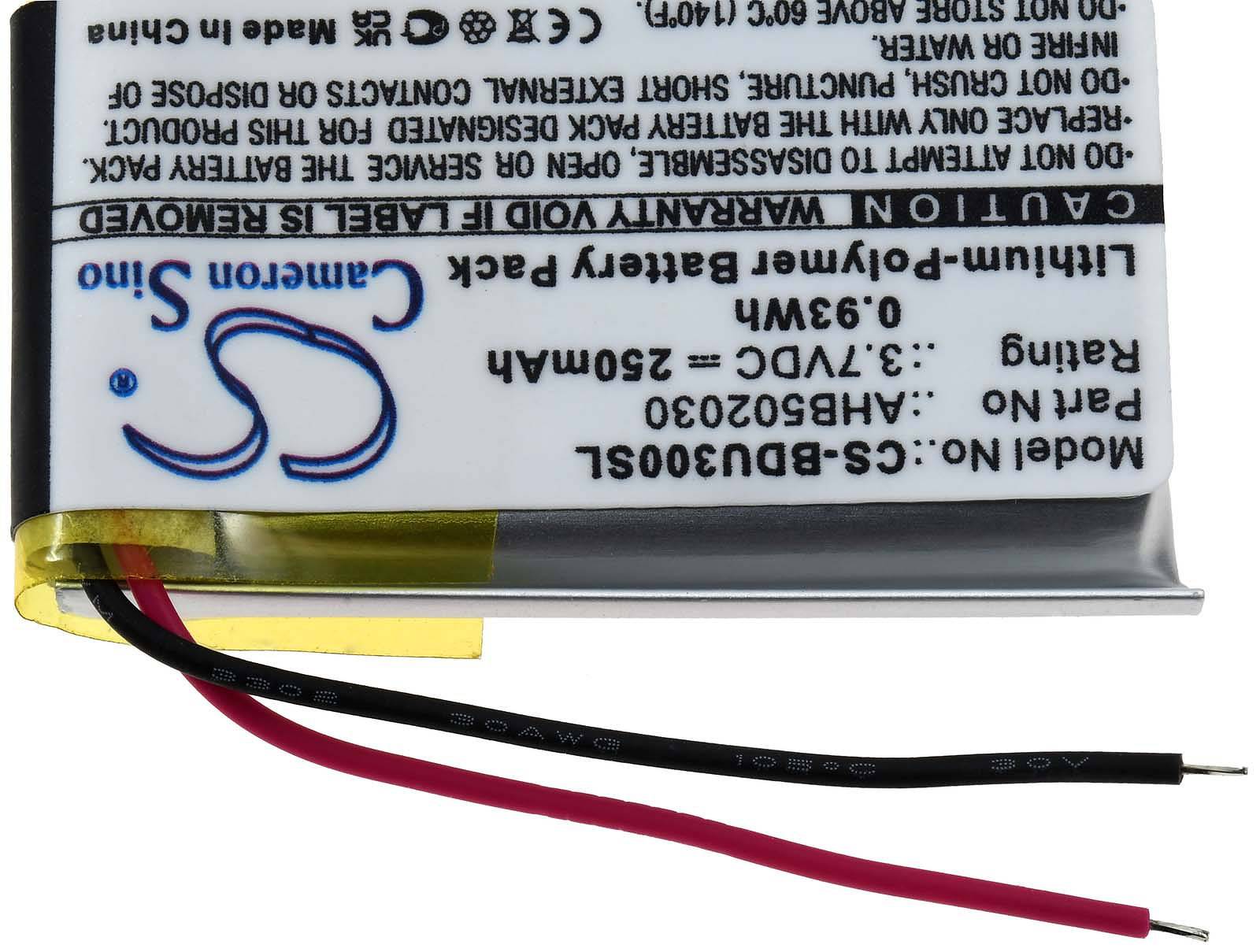 Powery Akku für E-Bike Anzeige Bosch Intuvia Display BDU3XX, 3,7V, Li-Polymer