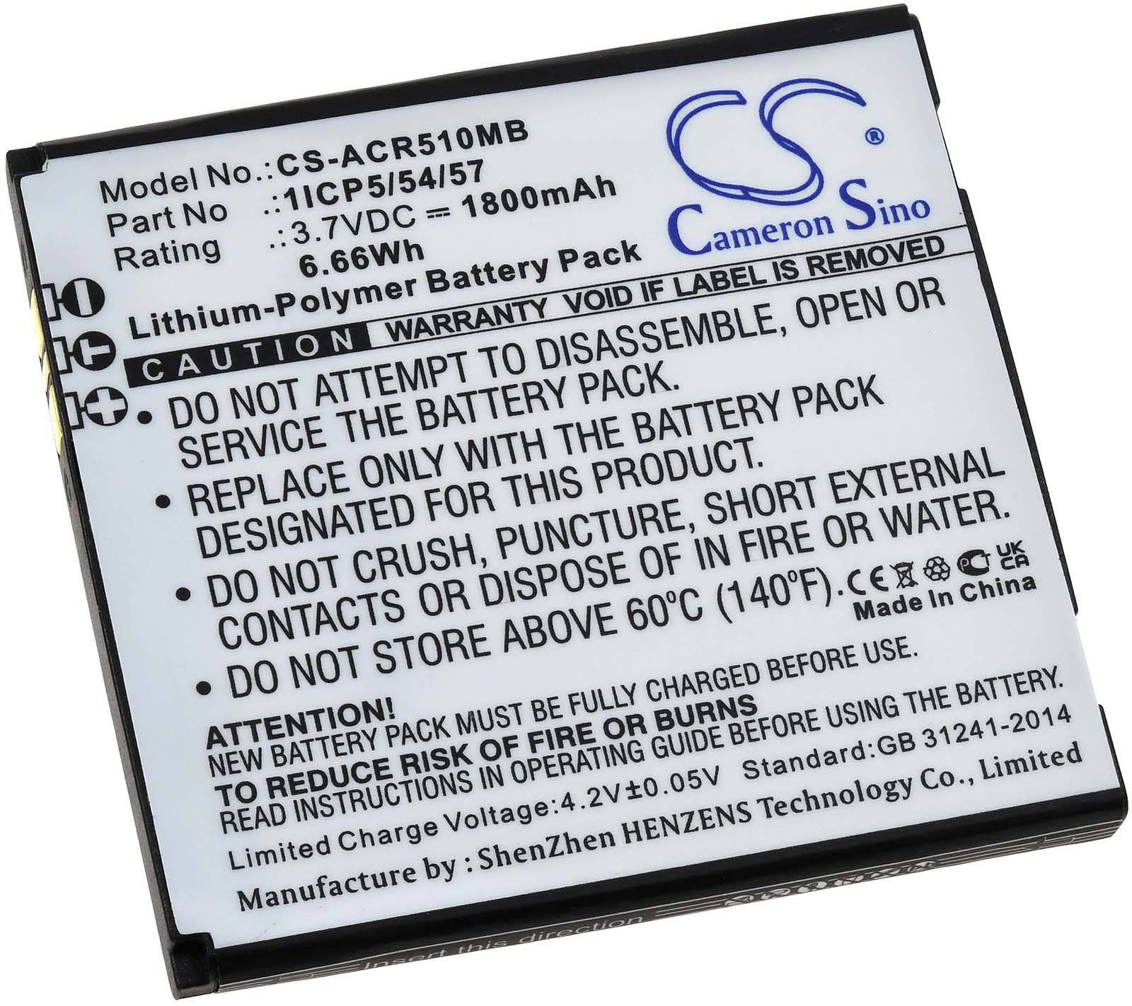 Powery Akku für Babyphone Angelcare AC310, AC315, 3,7V, Li-Polymer