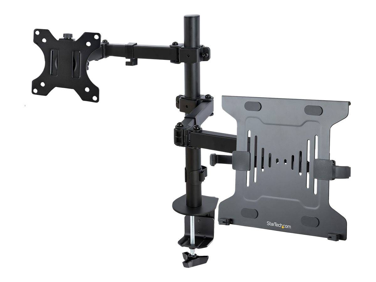 StarTech.com Monitor Arm with VESA Laptop Tray, For a Laptop (4.5kg / 9.9lb)