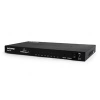 Gembird DSP-8PH4-03 - HDMI - 8x HDMI - 1x HDMI - 1920 x 1080 Pixel - Schwarz - Stahl
