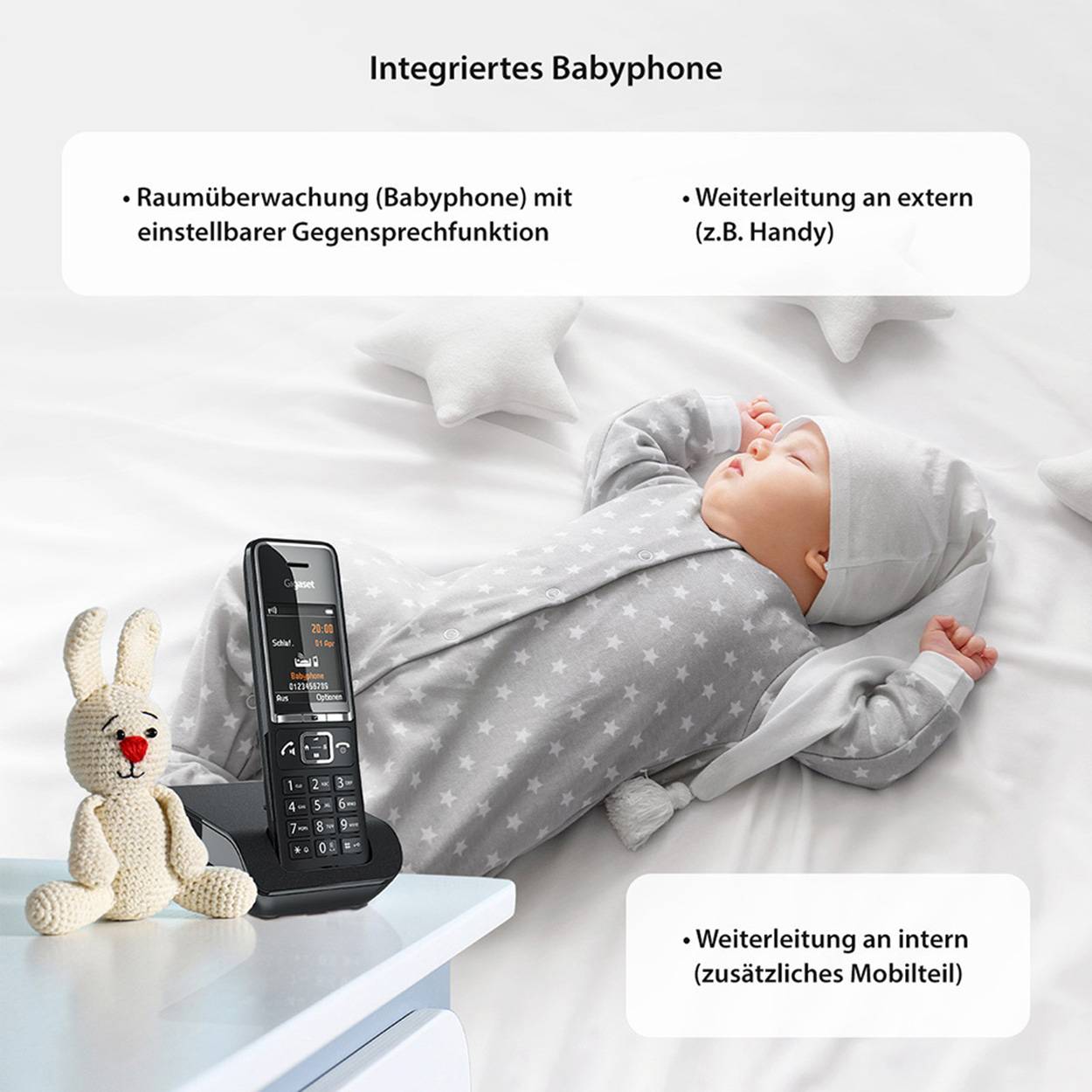 Gigaset Comfort 550 Schnurlostelefon Festnetz