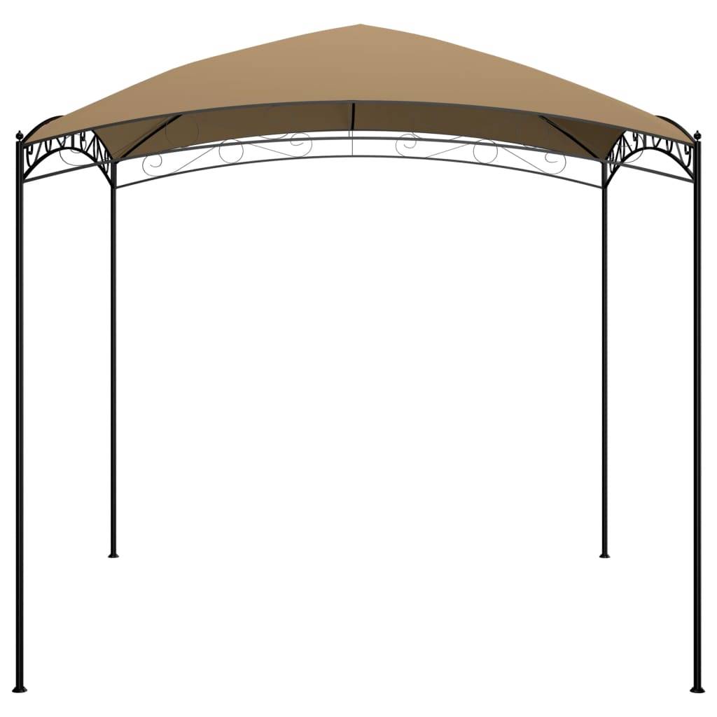 vidaXL Pavillon 3x3x2,65 m Taupe 180 g/m²