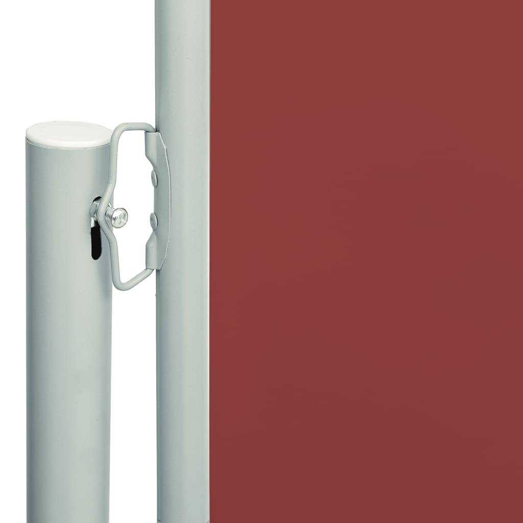 vidaXL Seitenmarkise Ausziehbar 200x600 cm Rot