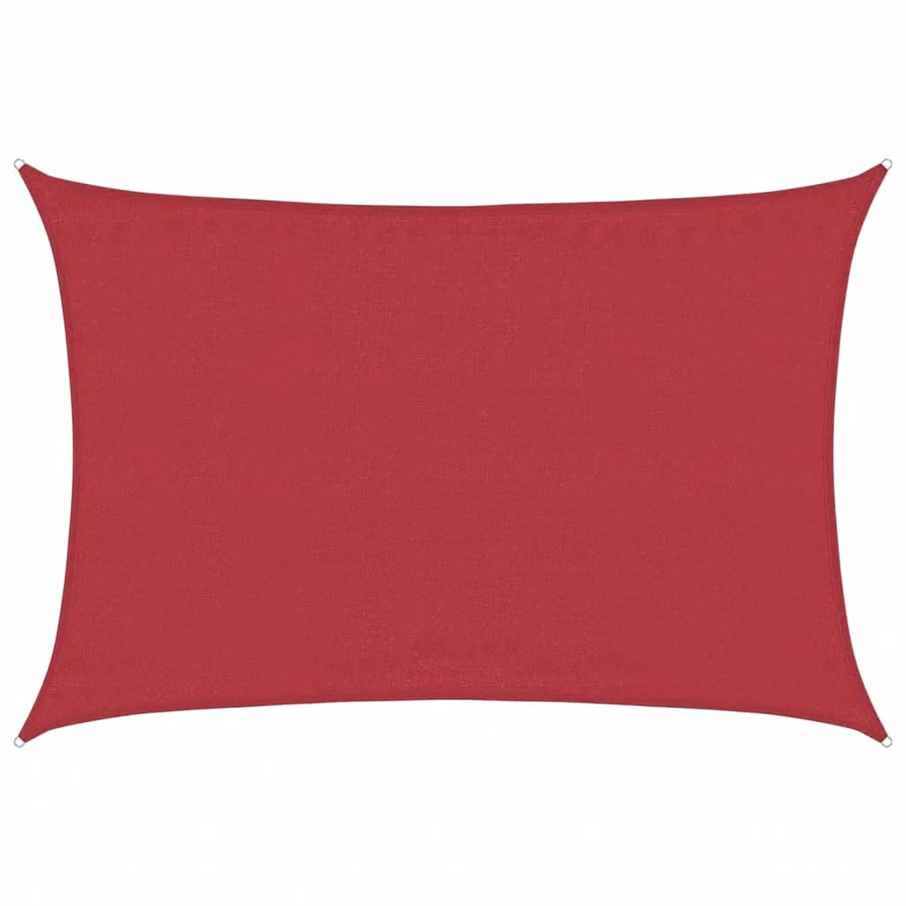 vidaXL Sonnensegel 160 g/m² Rot 4x6 m HDPE