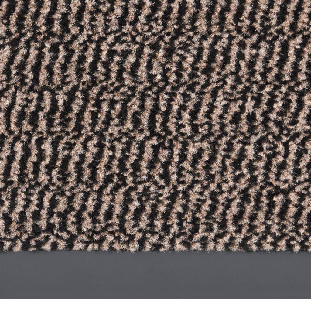 vidaXL Fußmatte getuftet 120x180 cm Dunkelbraun