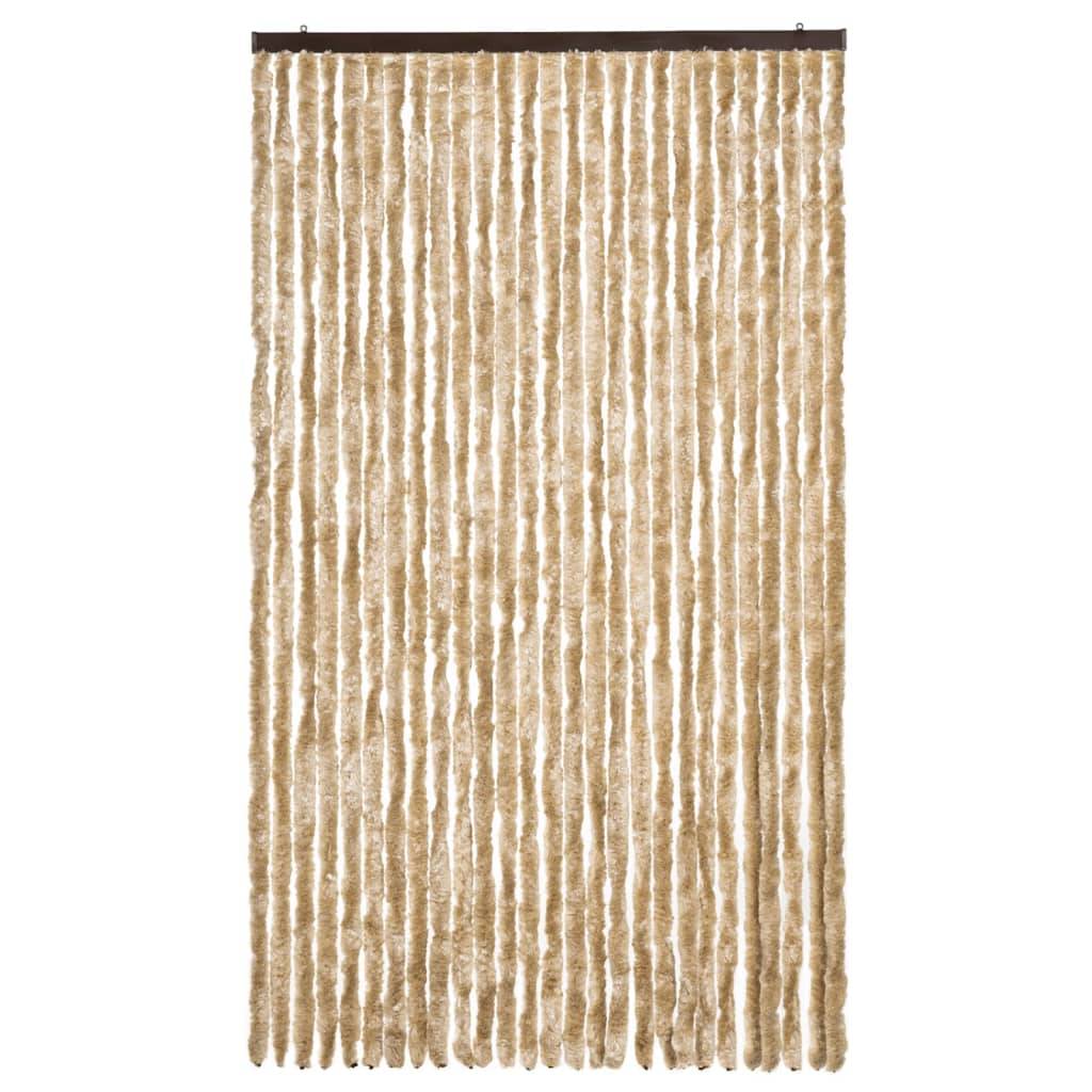 vidaXL Insektenschutz-Vorhang Beige 118x220 cm Chenille