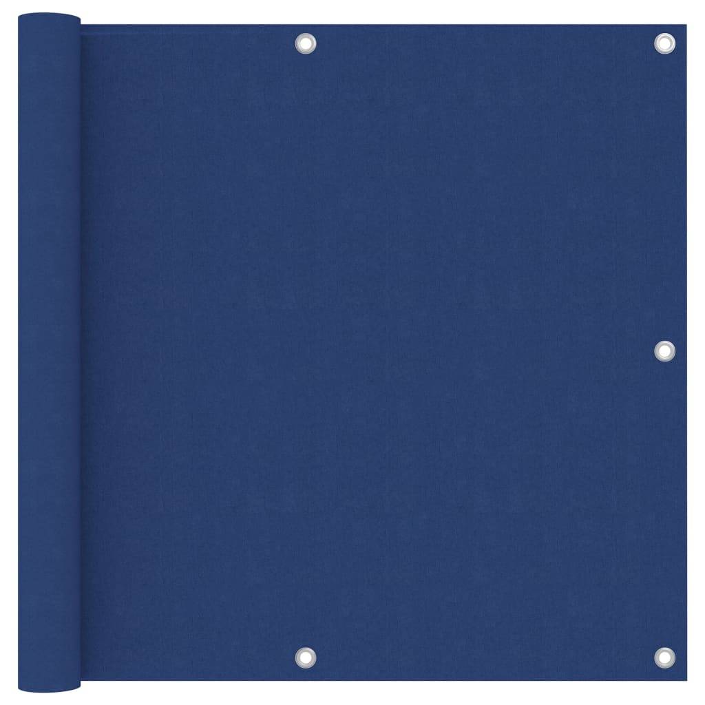 vidaXL Balkon-Sichtschutz Blau 90x300 cm Oxford-Gewebe