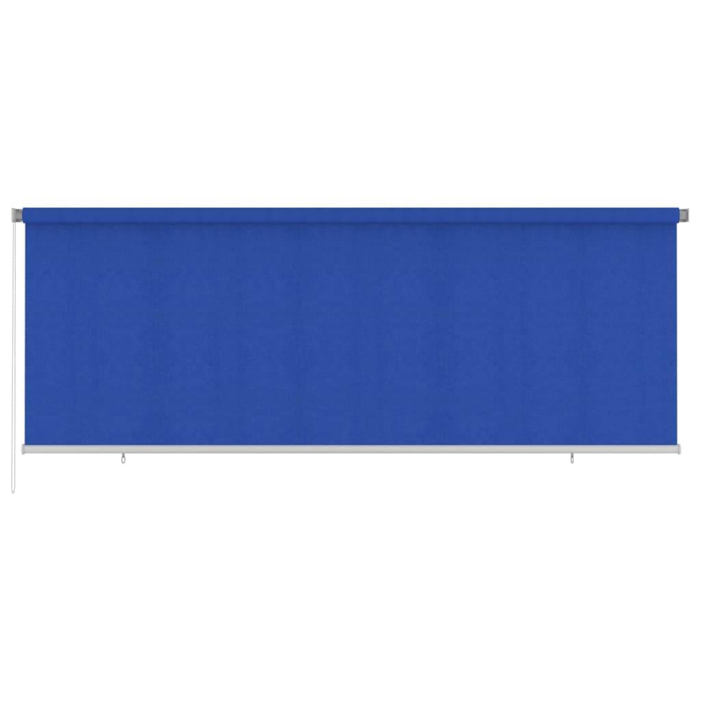 vidaXL Außenrollo 400x140 cm Blau HDPE
