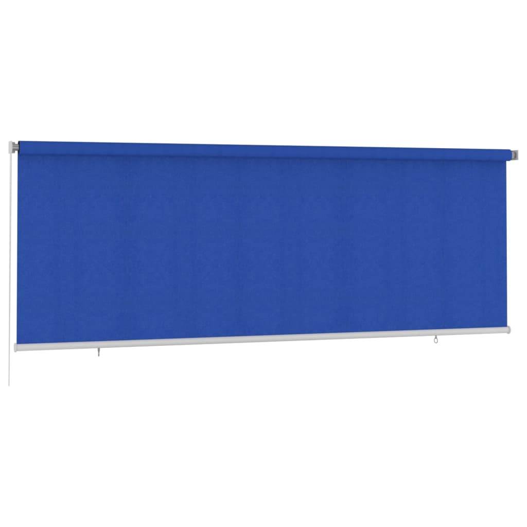 vidaXL Außenrollo 400x140 cm Blau HDPE