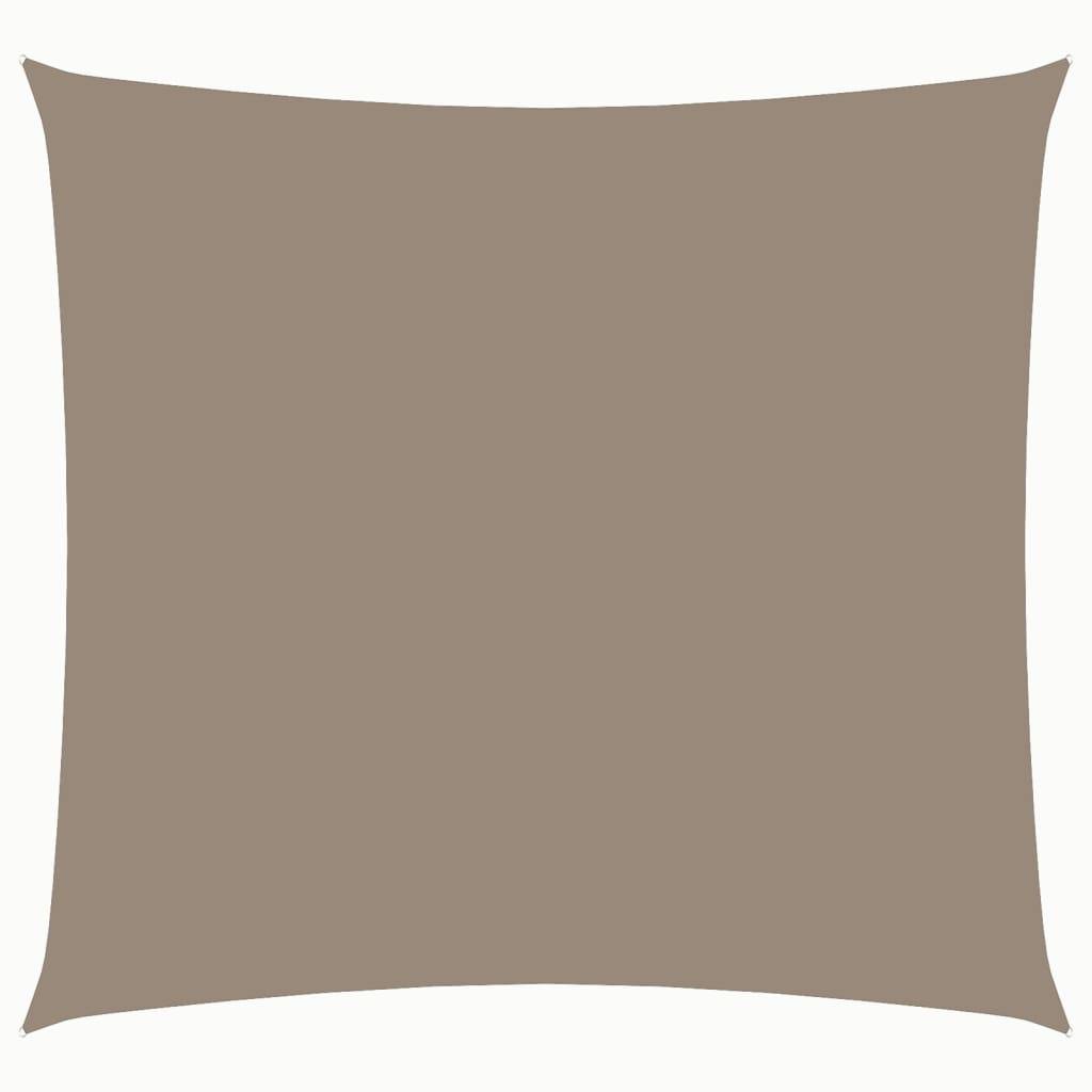 vidaXL Sonnensegel Oxford-Gewebe Quadratisch 7x7 m Taupe