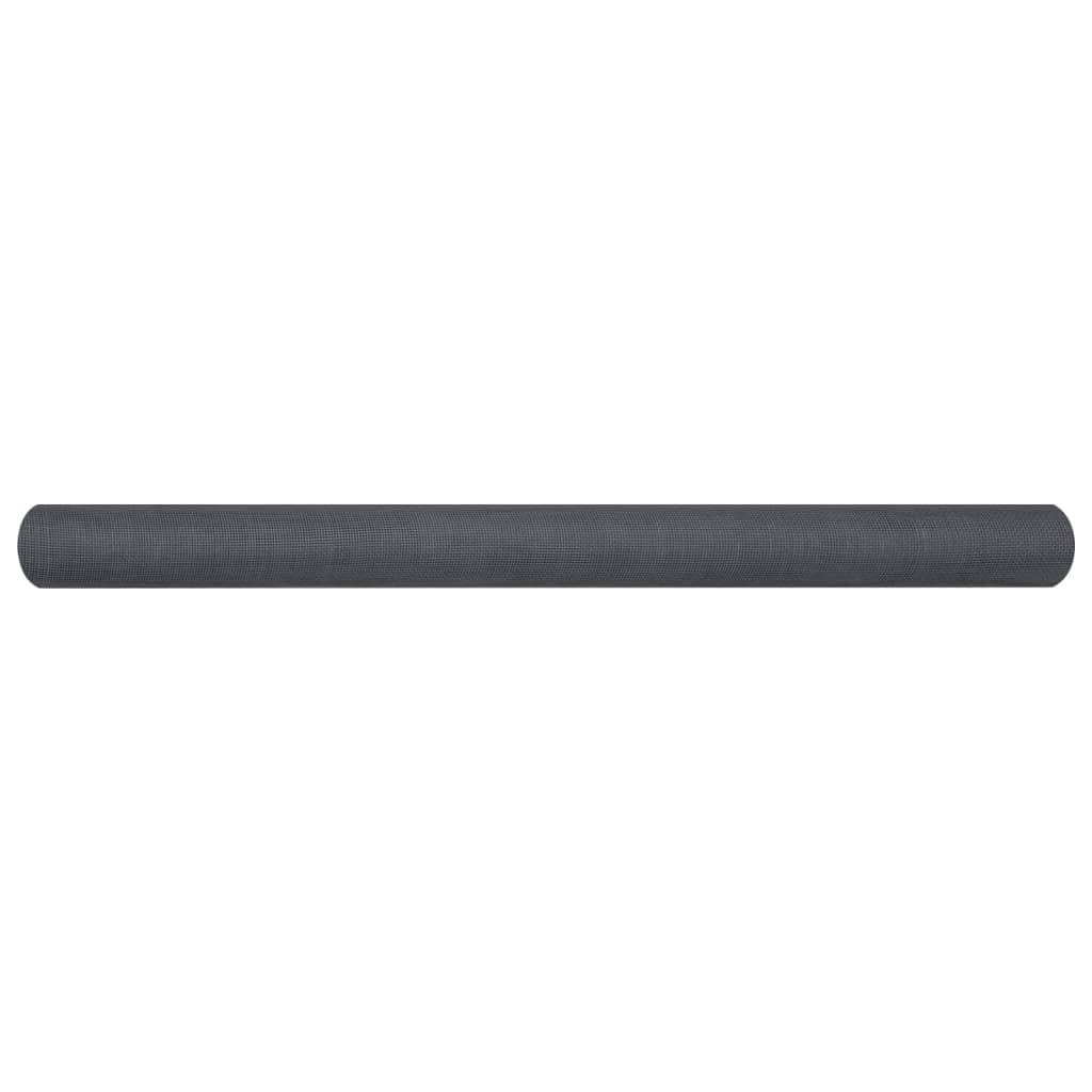 vidaXL Fliegengitter Fiberglas 80x2000 cm Grau