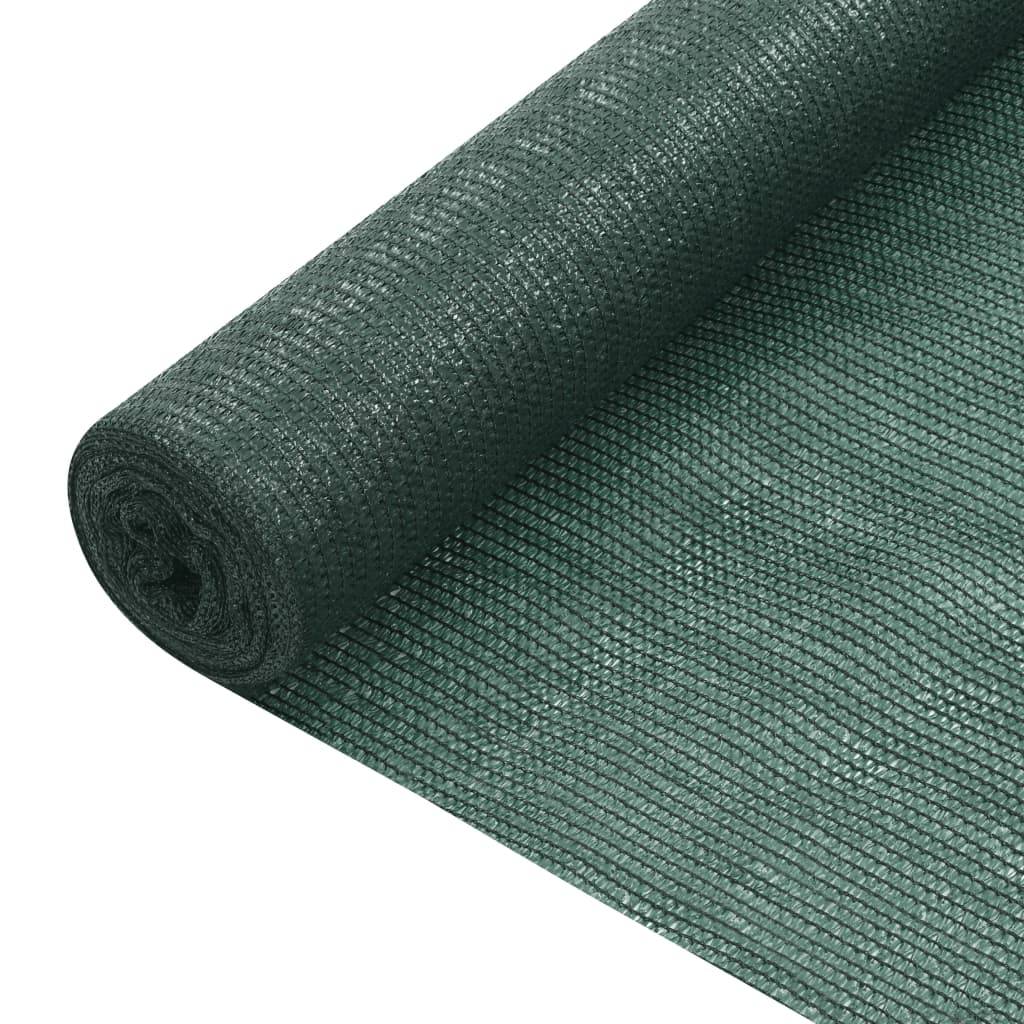 vidaXL Zaunblende Grün 1,8x10 m HDPE 75 g/m²