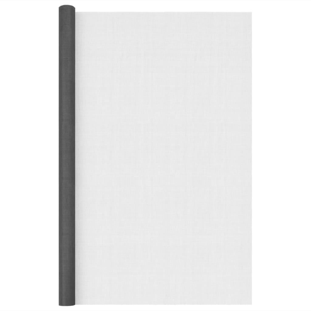vidaXL Fliegengitter Fiberglas 112x1000 cm Schwarz
