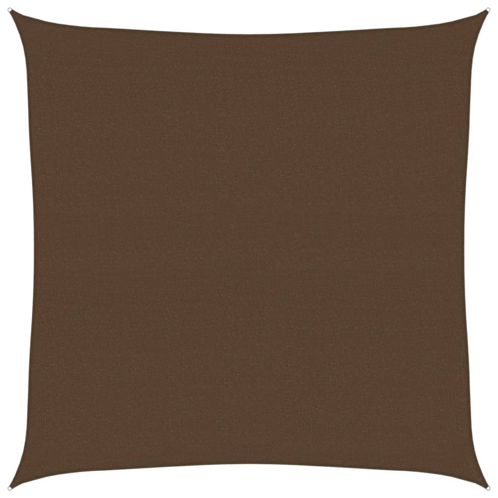 vidaXL Sonnensegel 160 g/m² Braun 4x4 m HDPE