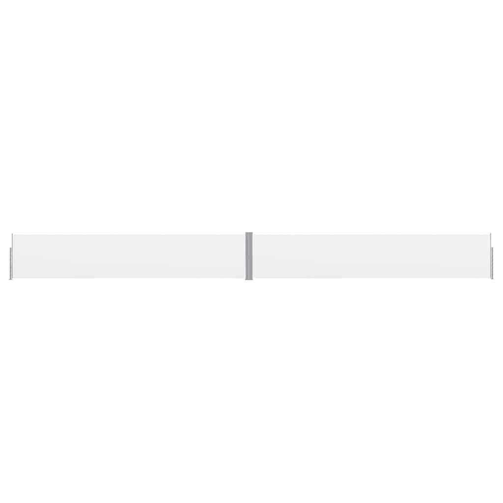 vidaXL Ausziehbare Seitenmarkise 140x1200 cm Creme