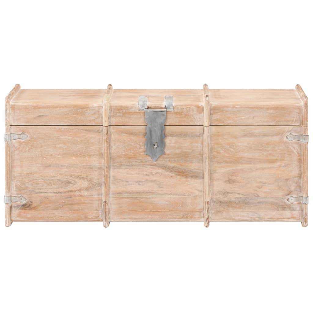 vidaXL Holztruhe 90x40x40 cm Akazie Massivholz