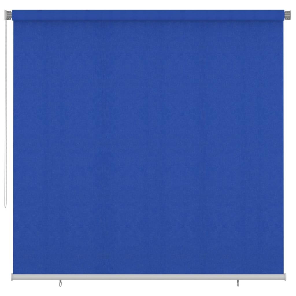 vidaXL Außenrollo 240x230 cm Blau HDPE