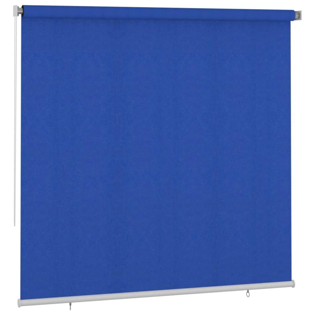 vidaXL Außenrollo 240x230 cm Blau HDPE