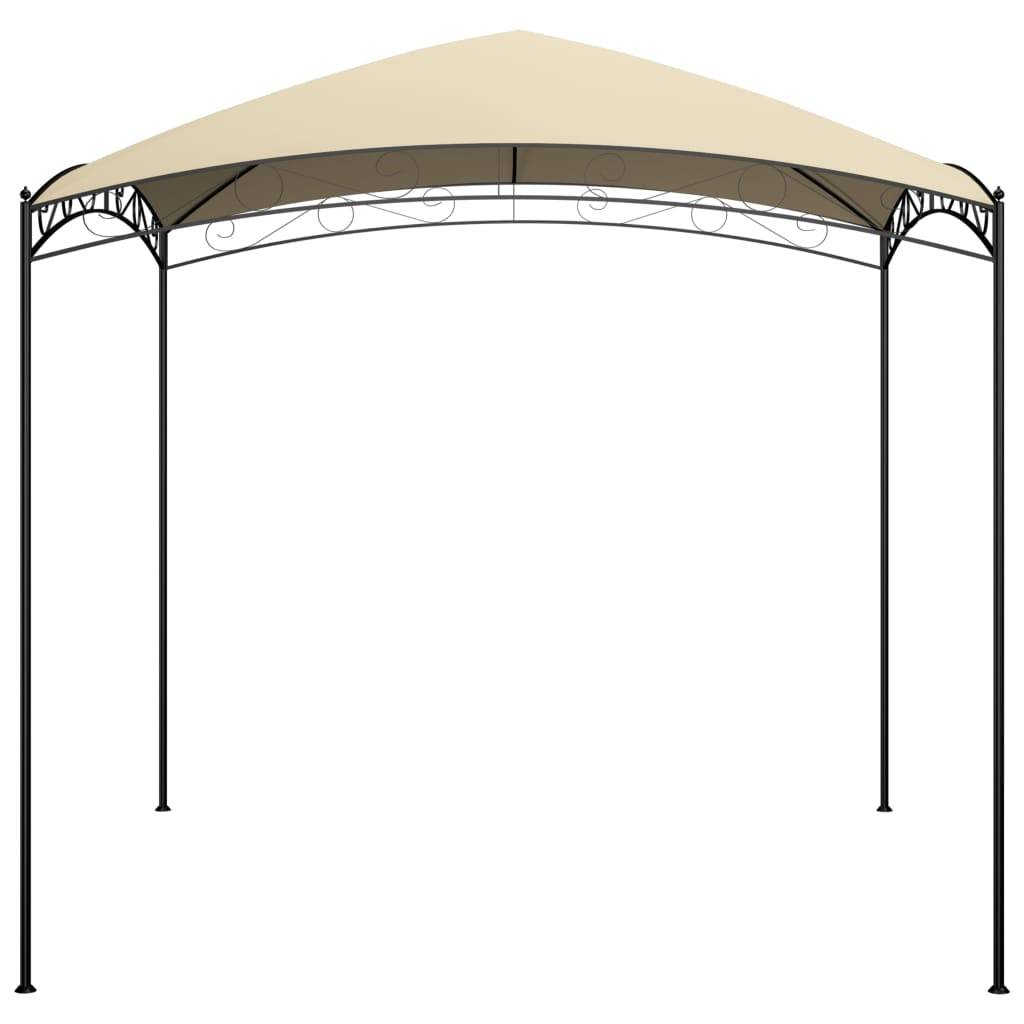 vidaXL Pavillon 3x3x2,65 m Creme 180 g/m²