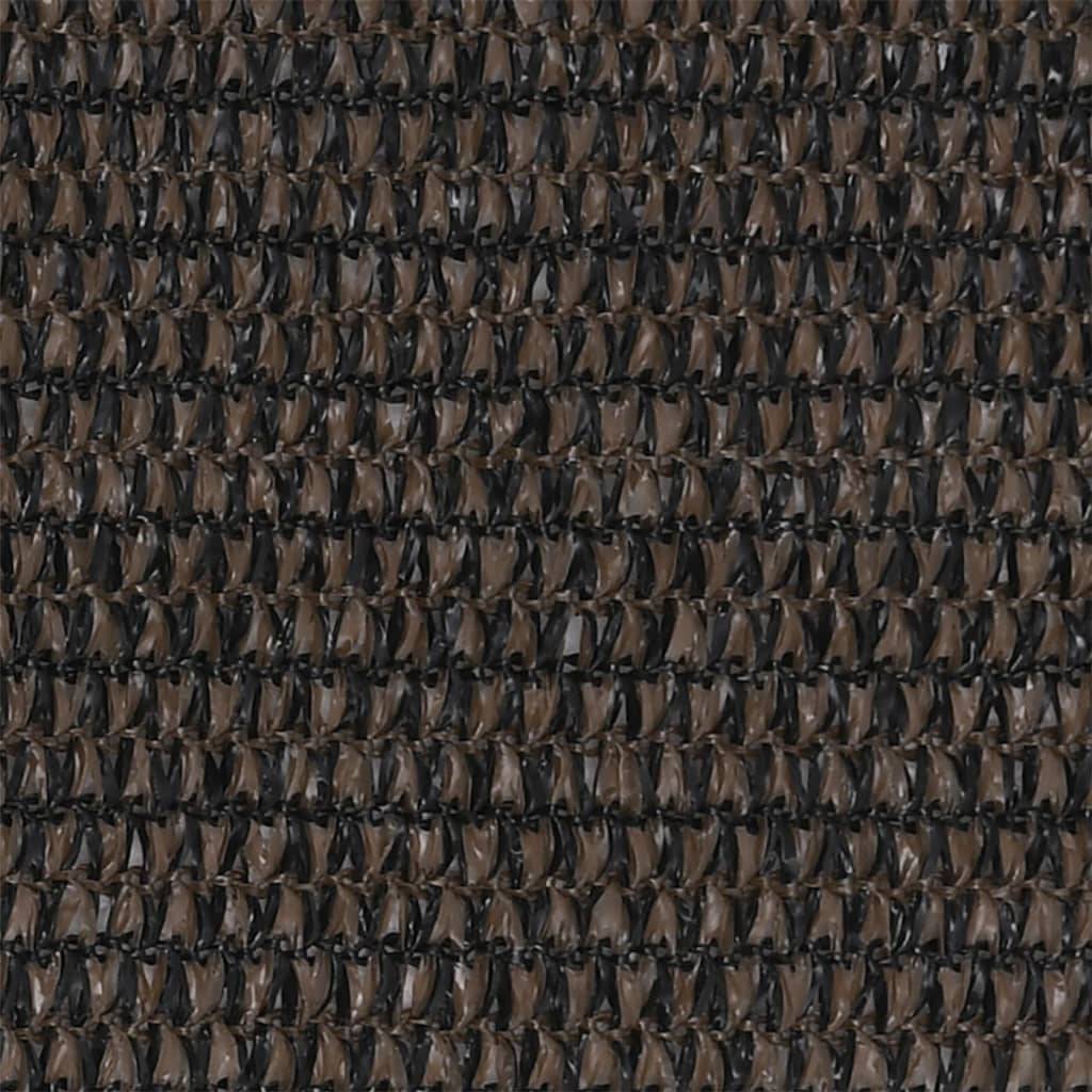 vidaXL Balkon-Sichtschutz Braun 90x300 cm HDPE