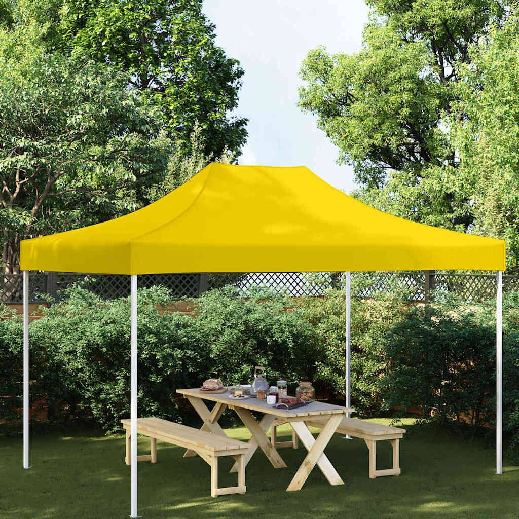 vidaXL Partyzelt-Dach 4x3 m Gelb 270 g/m²