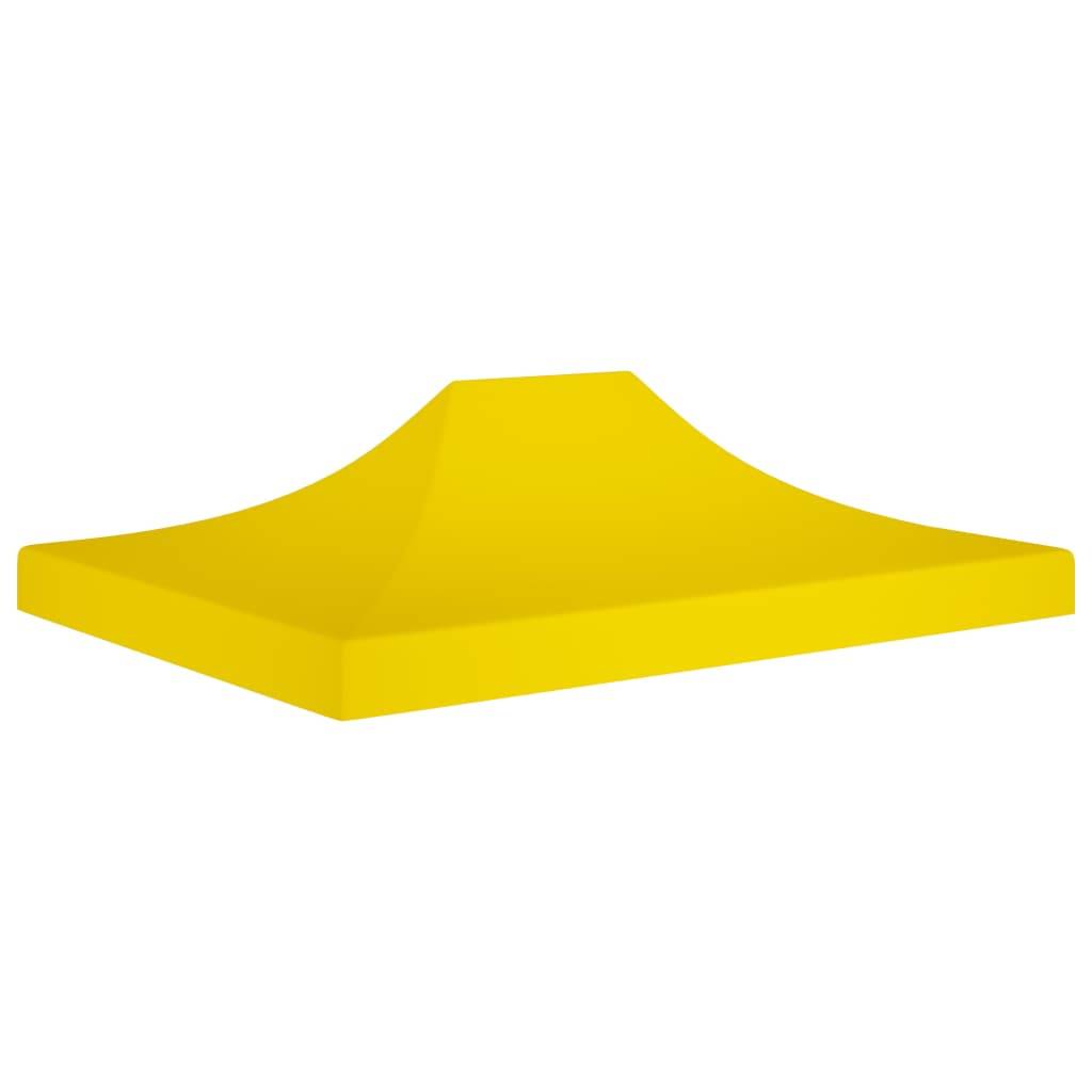 vidaXL Partyzelt-Dach 4x3 m Gelb 270 g/m²
