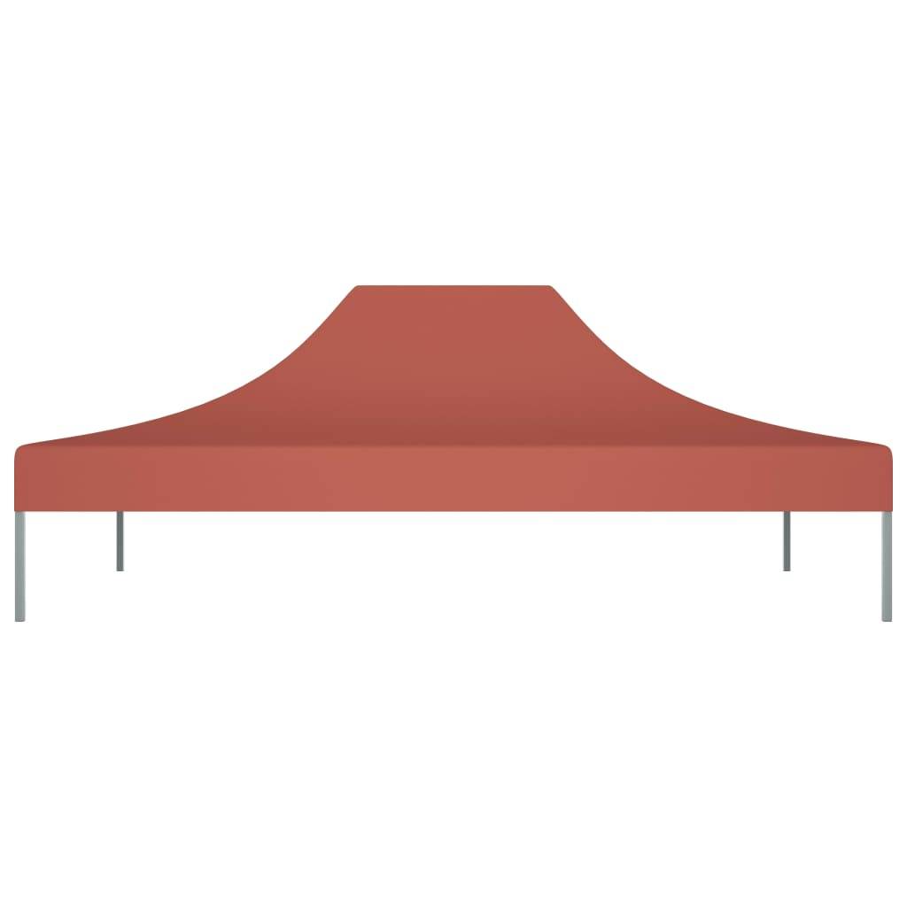 vidaXL Partyzelt-Dach 4x3 m Terrakotta-Rot 270 g/m²